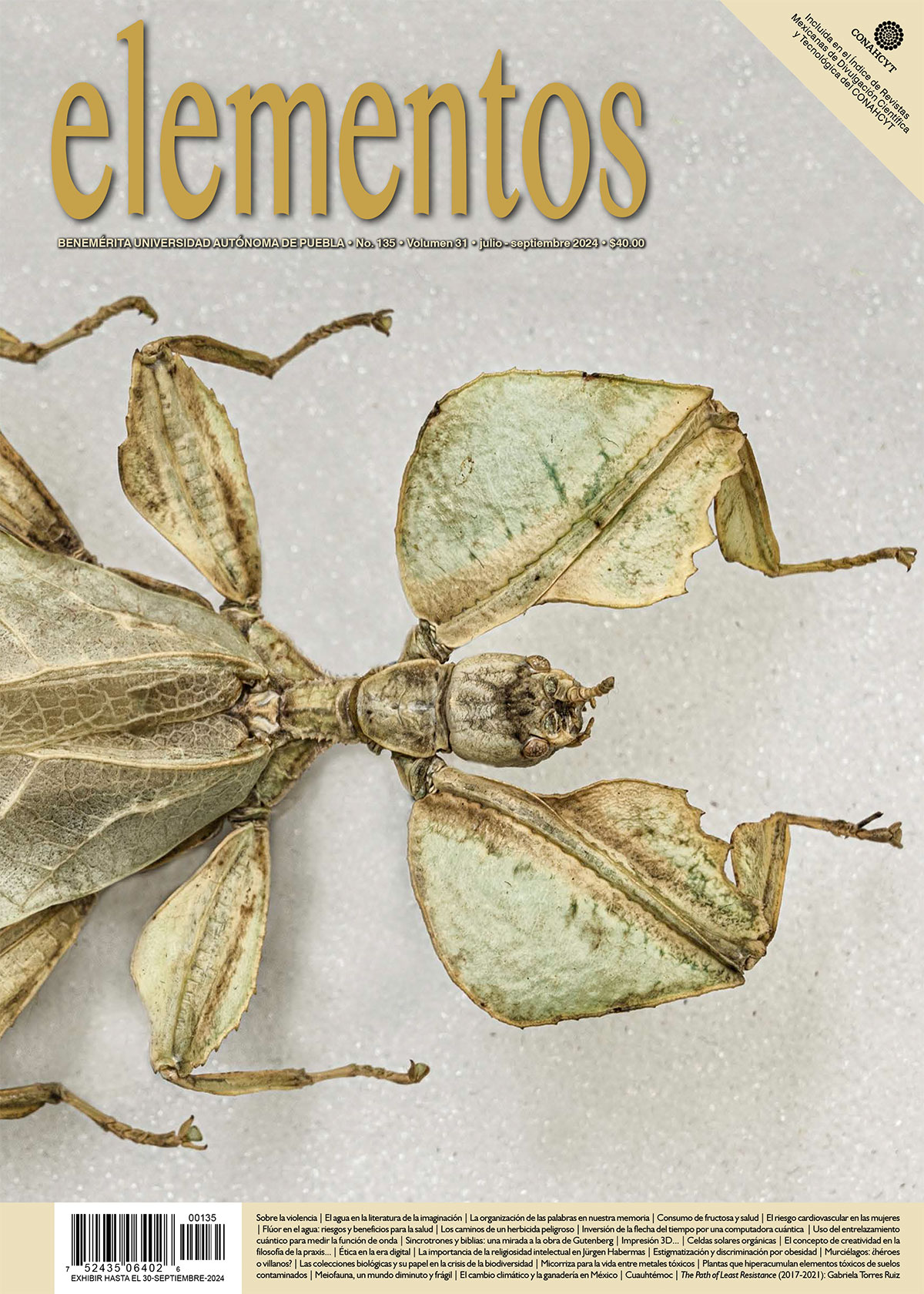Portada Elementos 135