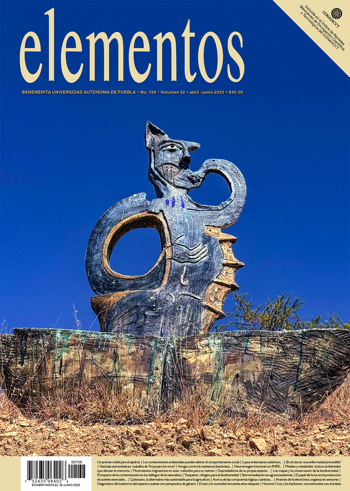 Portada Elementos 138